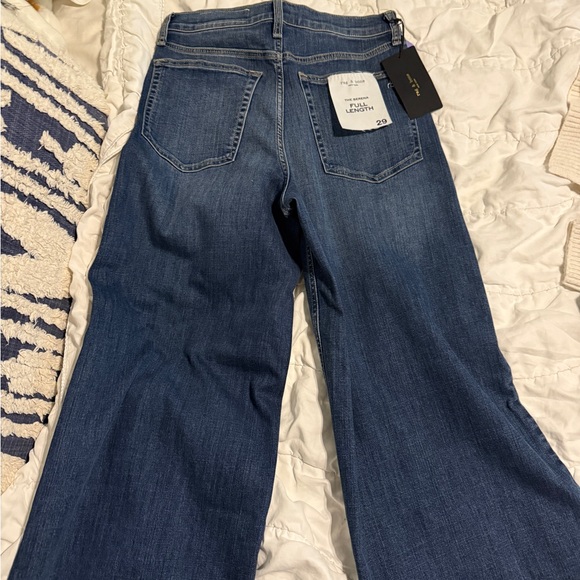 NWT rag & bone Serena High-Rise Wide-Leg Jeans - Size 29 - Picture 4 of 10